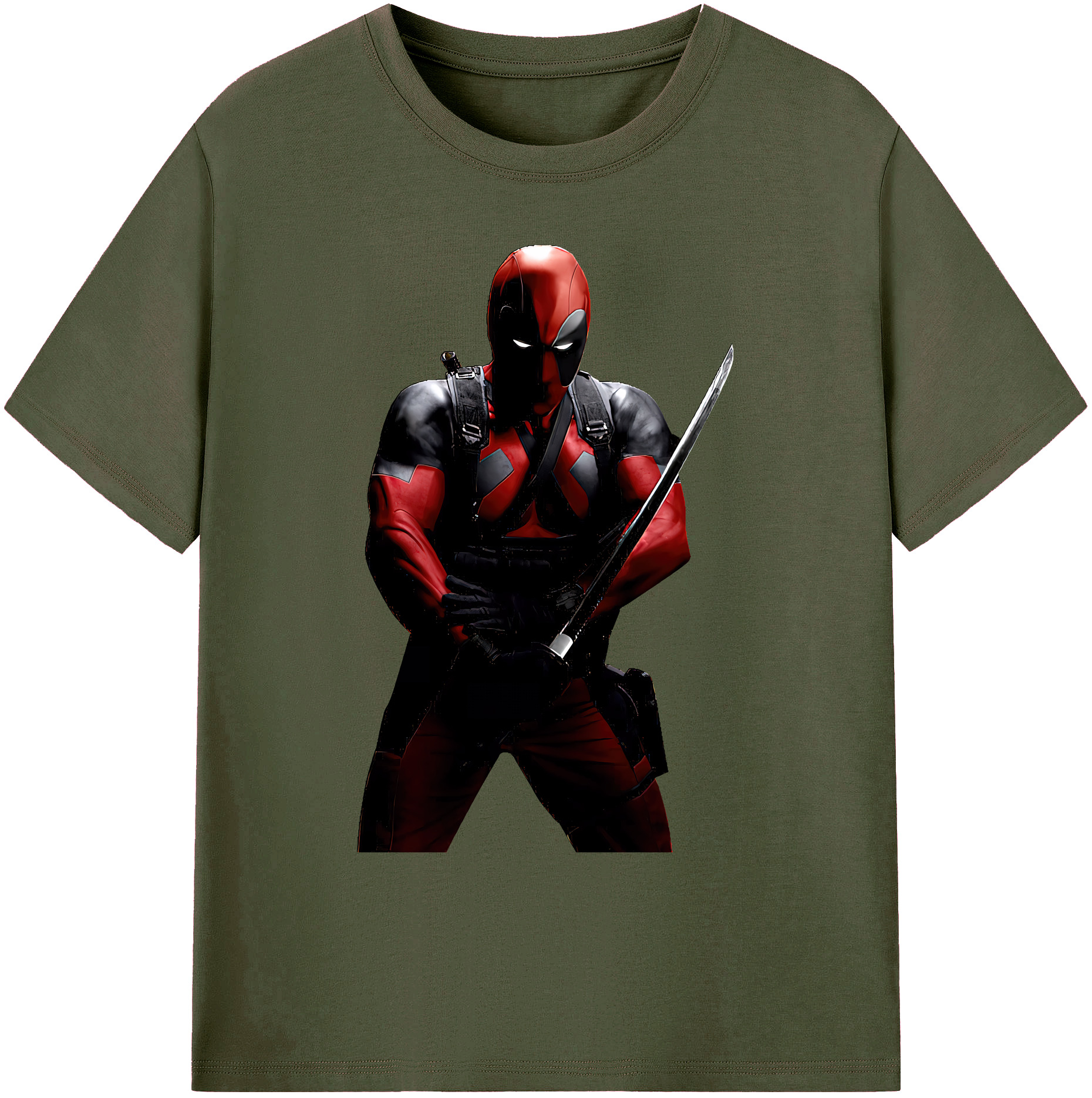 （画像用） Deadpool デッドプール 綿100％ メンズ半袖Tシャツ｜肌触りやわらか＆通気性
